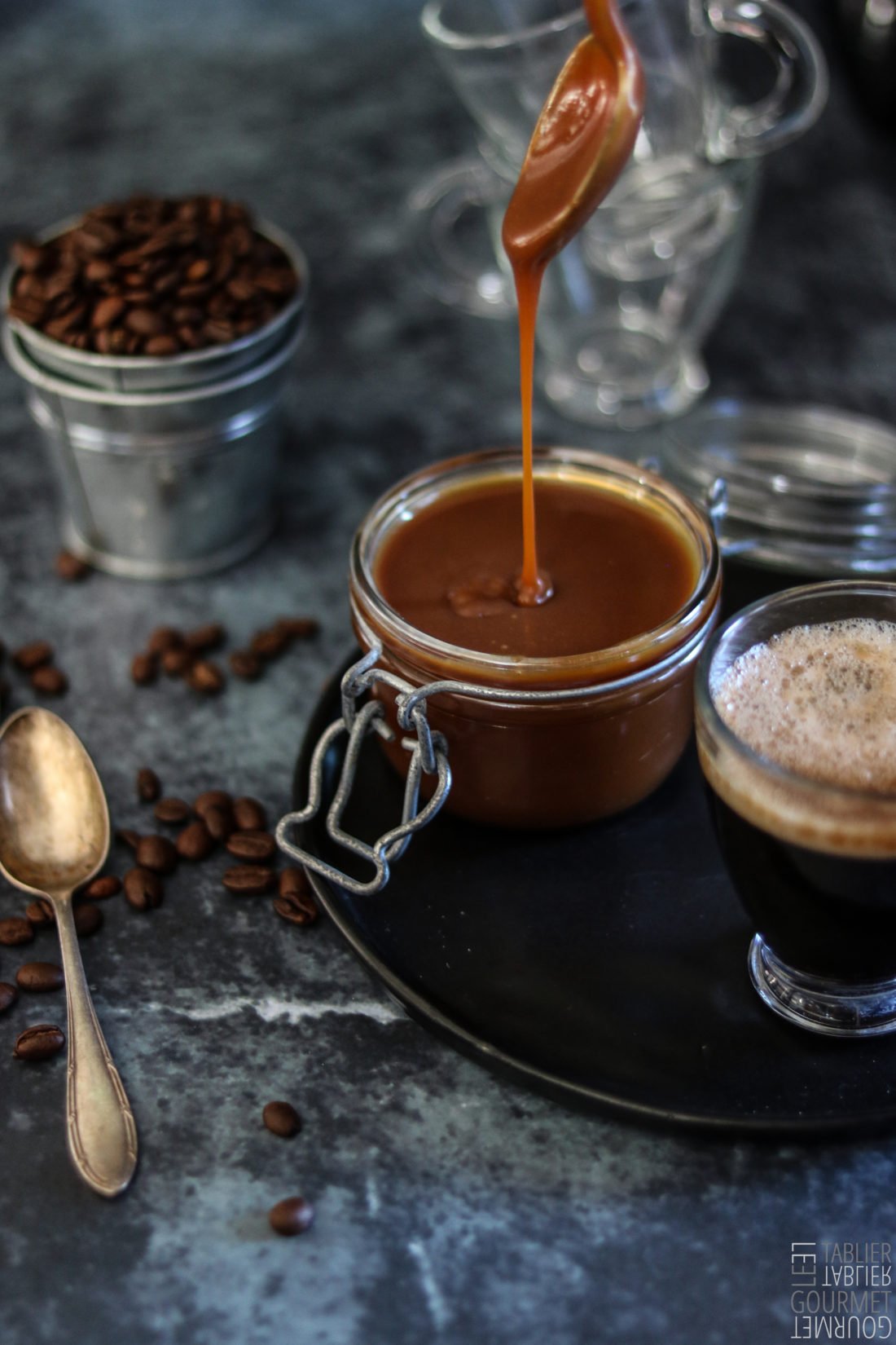 L'irrésistible sauce caramel au café Le Tablier Gourmet