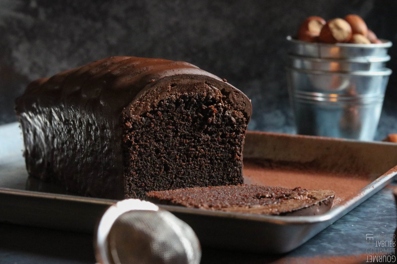Un cake au chocolat pour le goûter